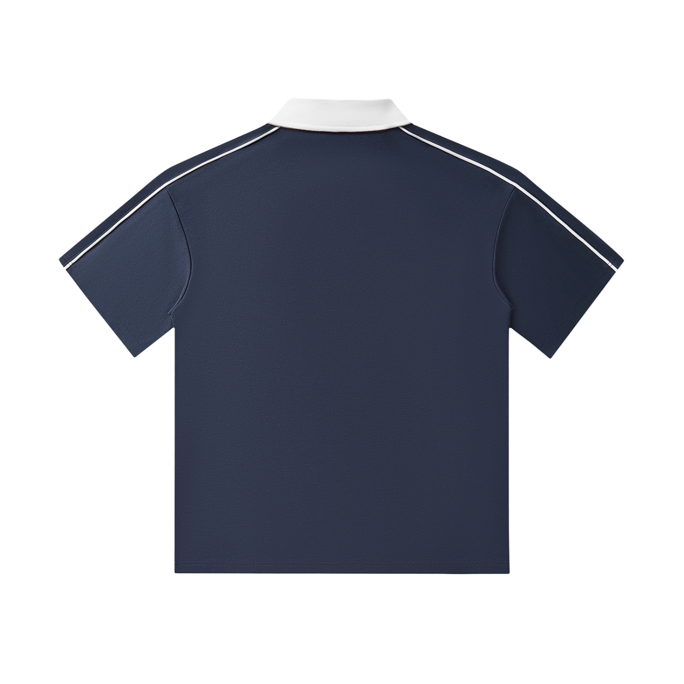 Striped Collar Polo Shirt