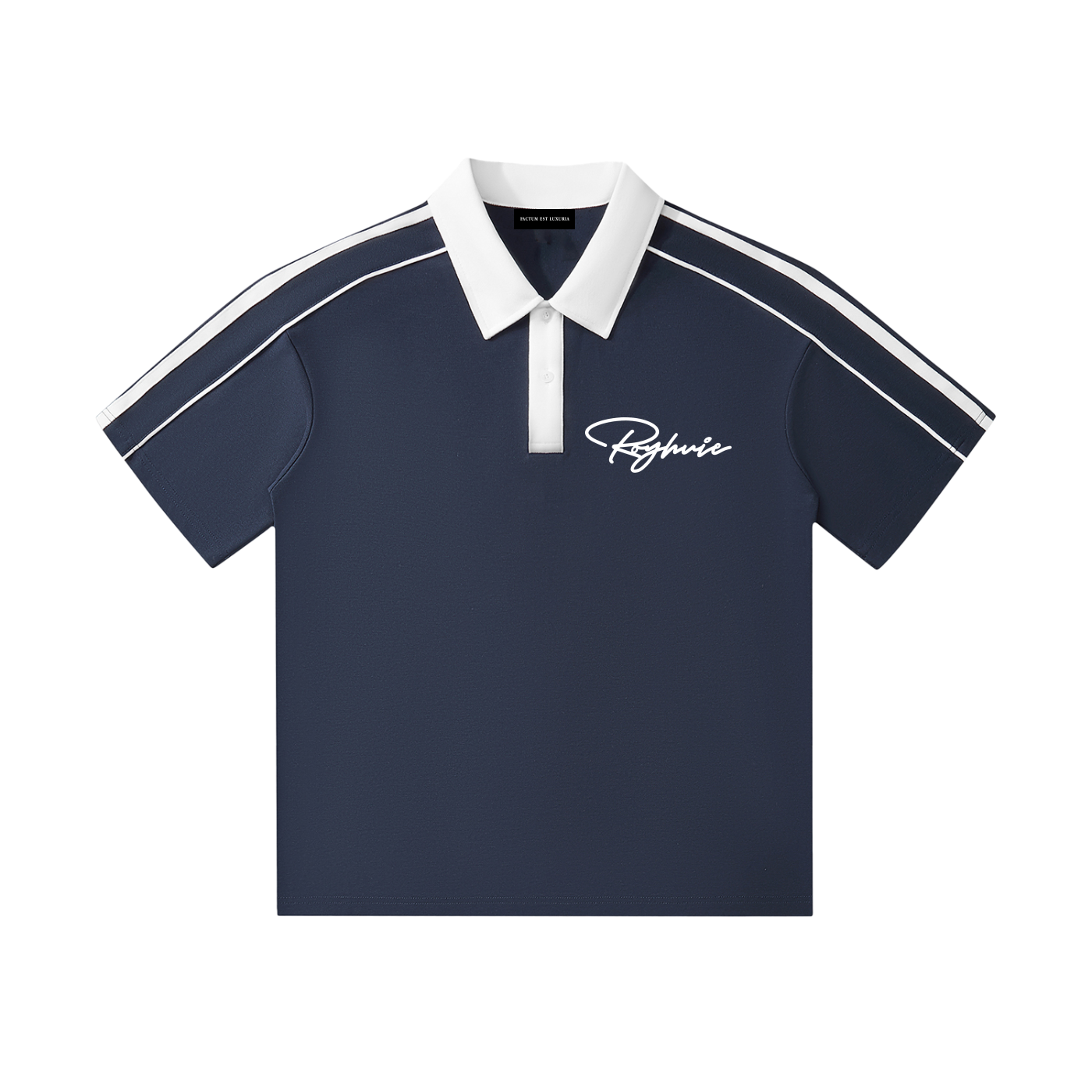 Striped Collar Polo Shirt