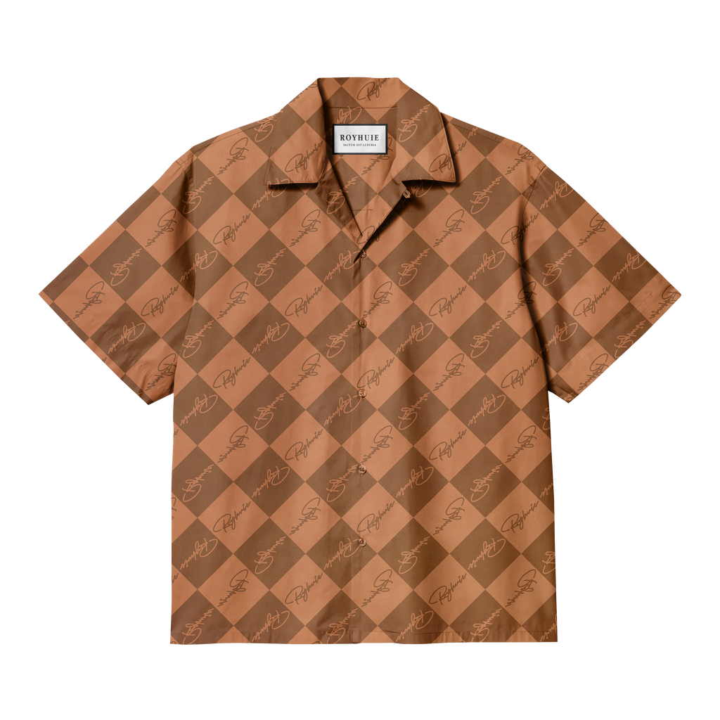 Damier Short-Sleeved Shirt