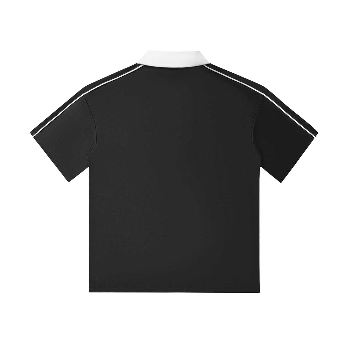 Striped Collar Polo Shirt